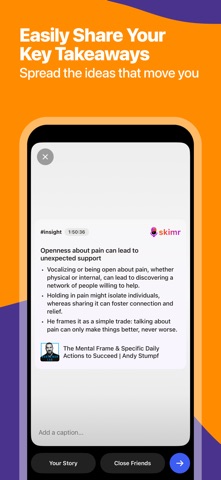Podcast App & Player - Skimr screenshot