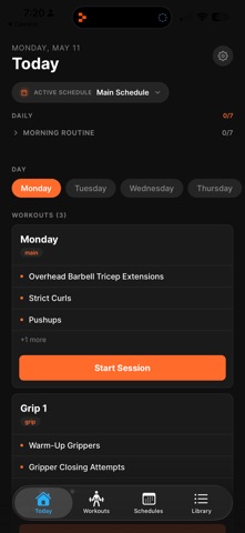 Yeti Workout Tracker Screenshot 1 of 4