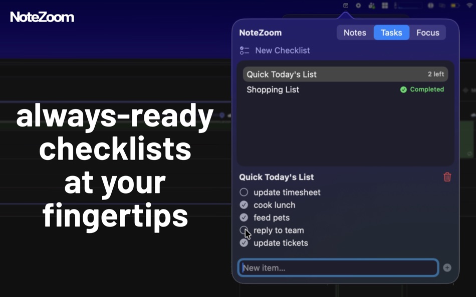 #2. NoteZoom – Menu Bar Notes (macOS) โดย: Jesse Benjamin