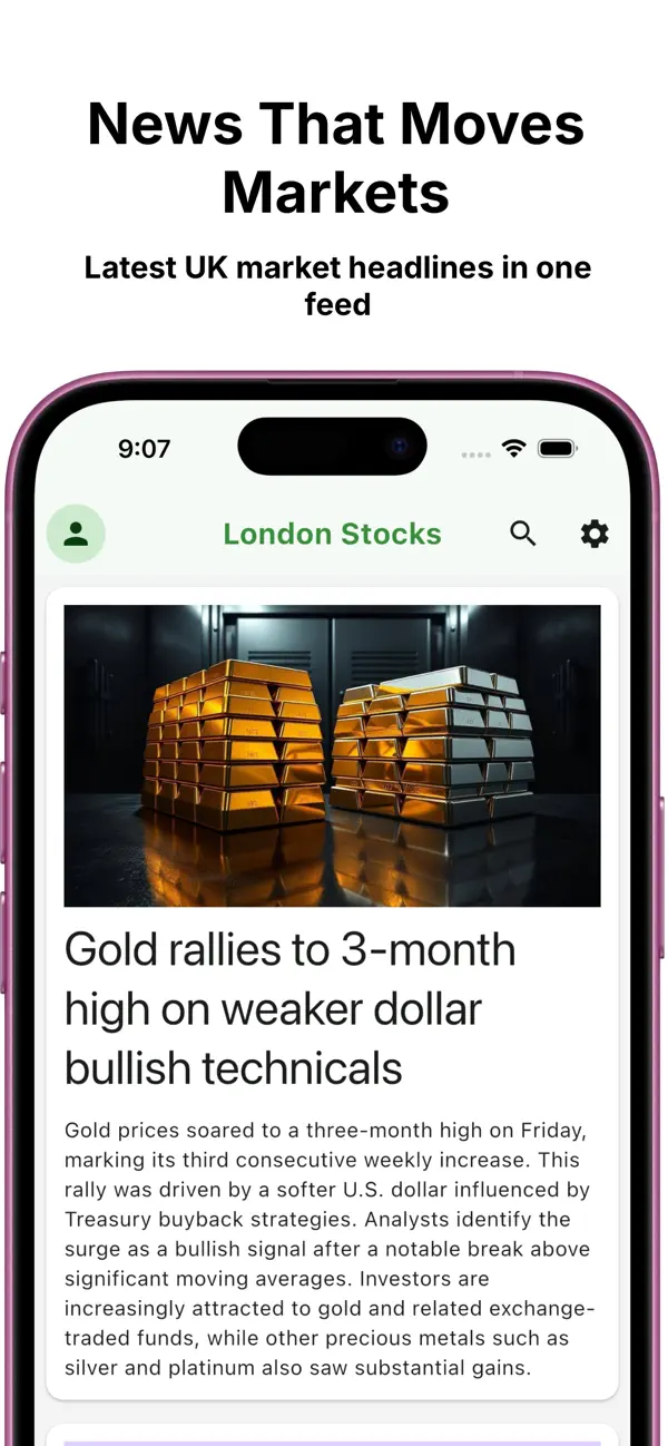 Screenshot #2 pour London Stock Market Live