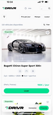 DRIVR - Location de voiture screenshot