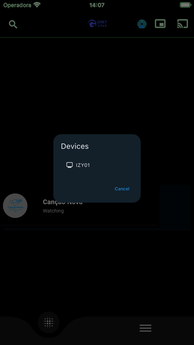 GNET FIBRA TV iPhone screenshot