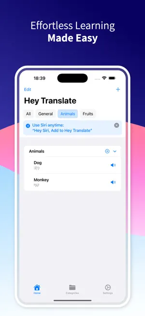 Hey Translate - Voice Vocab screenshot 3