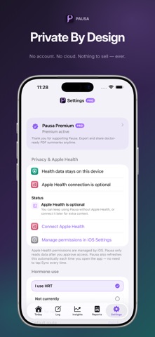 Pausa: Menopause Tracker Screenshot 8 of 10