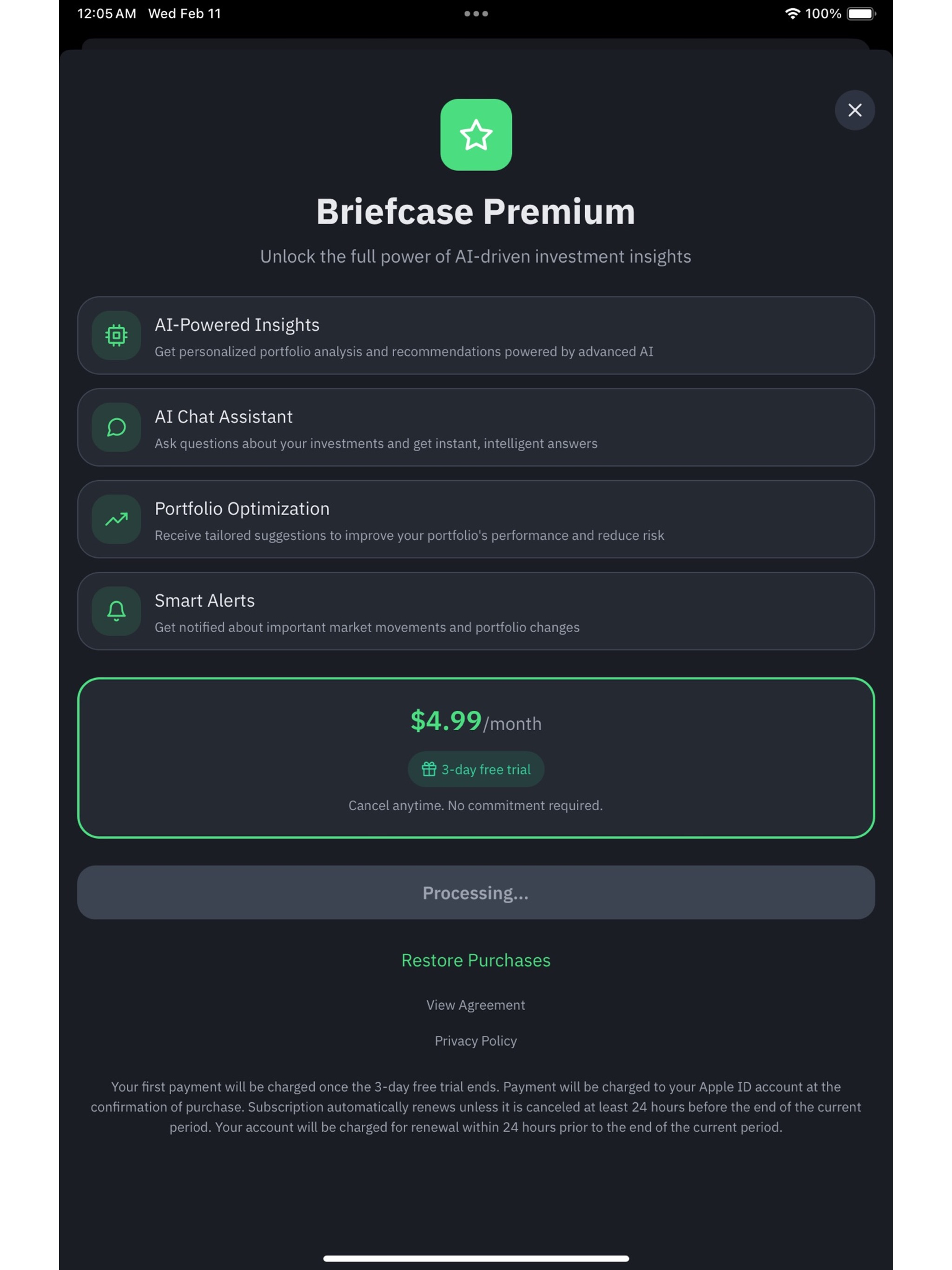 Briefcase - AI portfolio screenshot 8