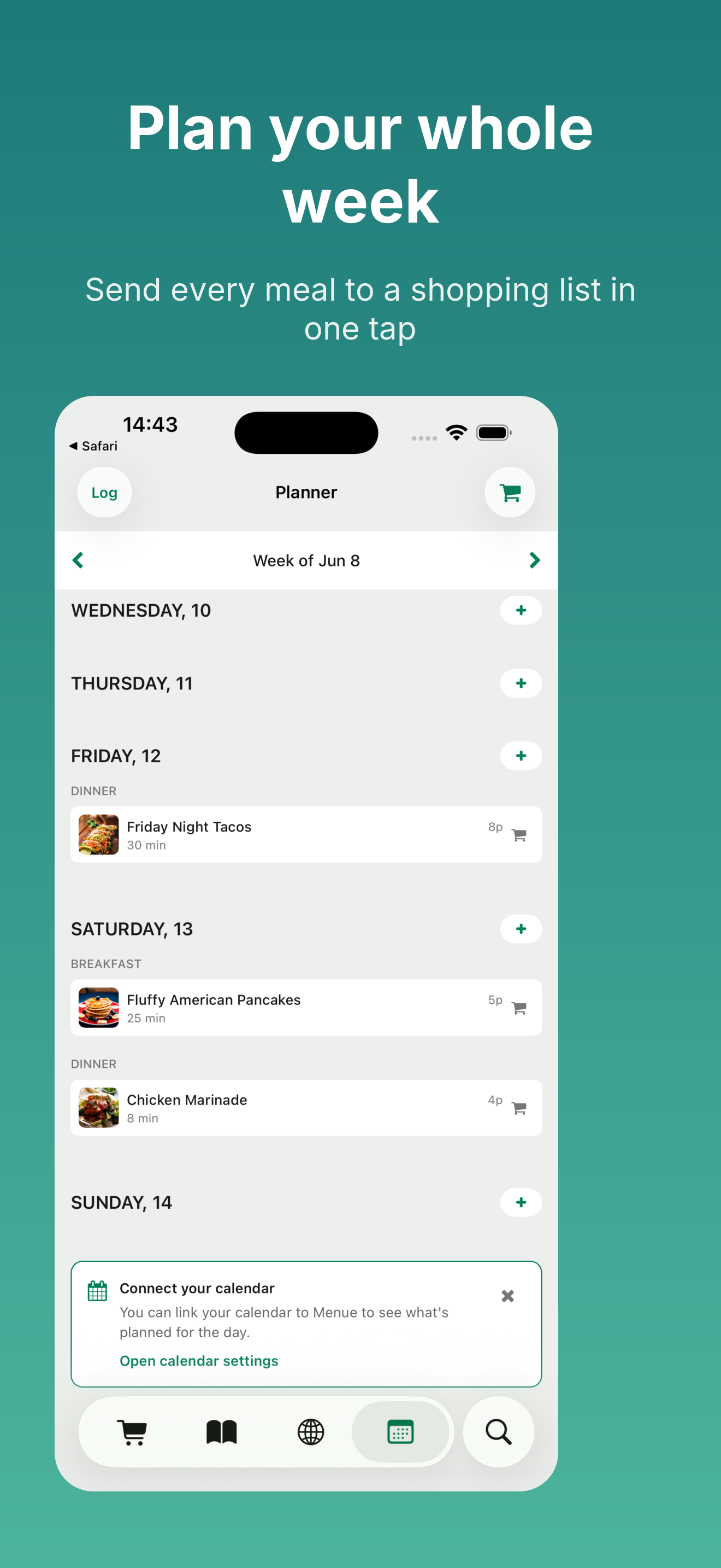 Menue — Plan, Shop, Cook screenshot 5