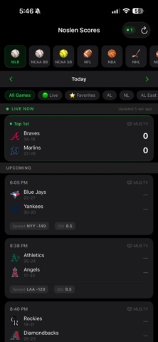 NoslenScores screenshot 1