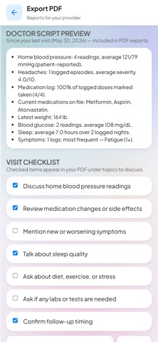 VitalLog - health companion screenshot