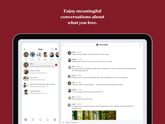 Grouper Community iPad screenshot 3 - Social Networking app