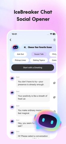 Zest:Smart reply Screenshot 2 of 4