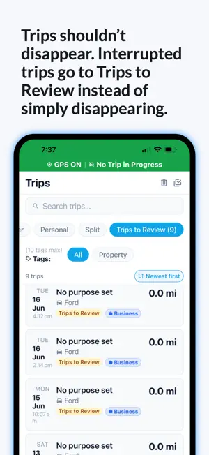 ClaimMiles: Mileage Tracker screenshot 2