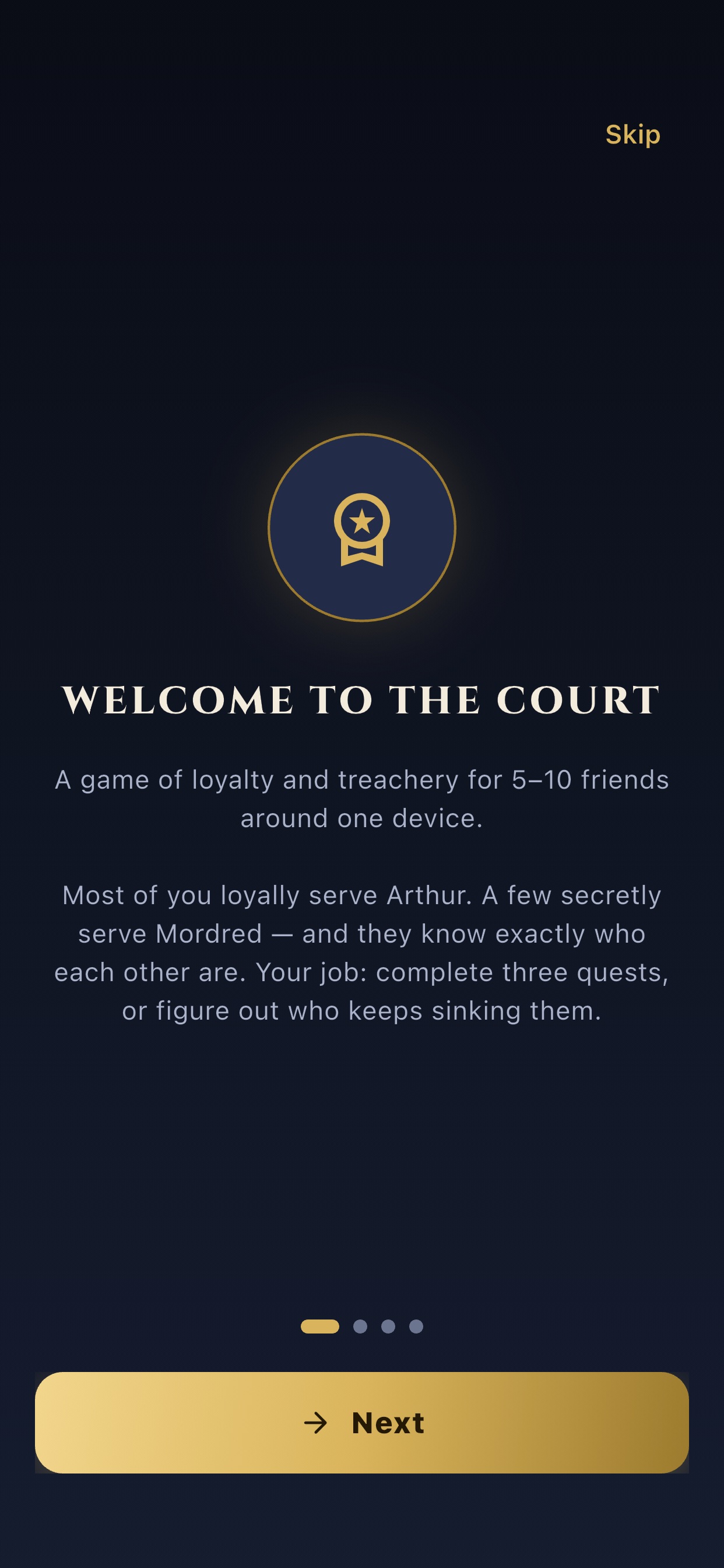 Screenshot 1 of Arthur's court