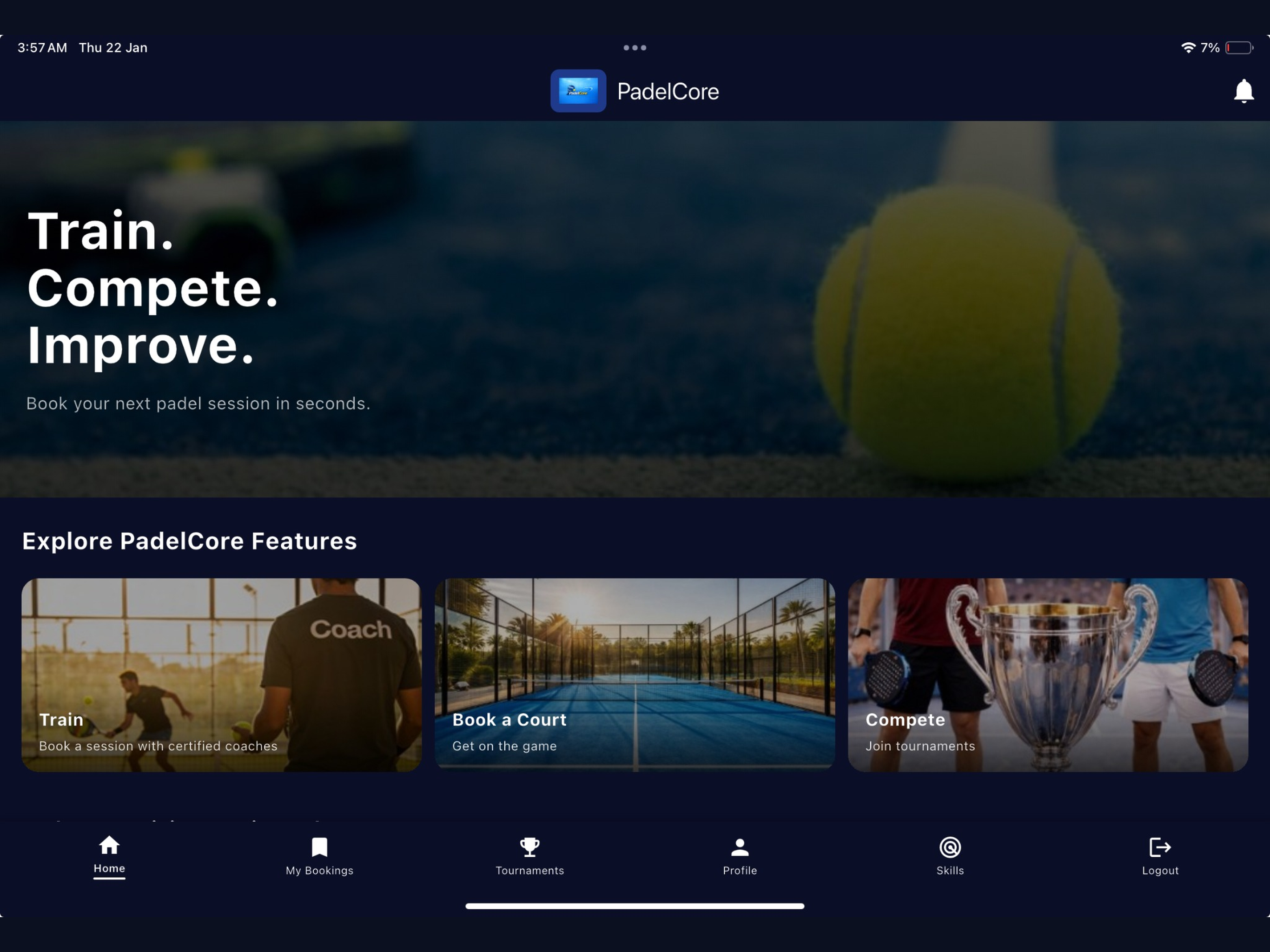 PadelCore Hub