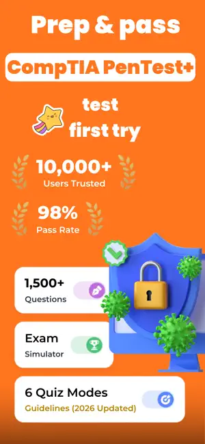 PenTest+ Practice Test 2026 screenshot 1