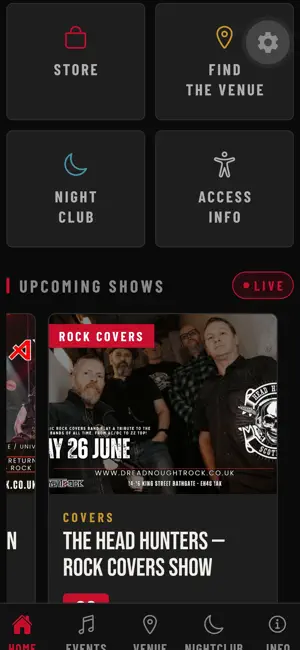 DreadnoughtRock Bathgate screenshot 2