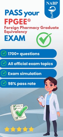 NABP FPGEE Exam Prep Test 2026 iPhone screenshot