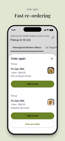 HAAM Caribbean Plant Cuisine iPhone screenshot