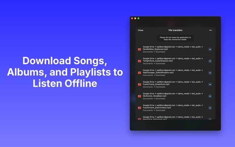 Evermusic Screenshot