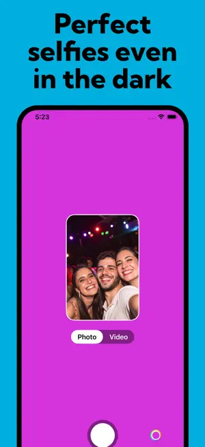 Glow Cam: Front Selfie Flash screenshot 2