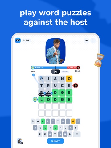Savvy: Words, Puzzles, Live iPad screenshot