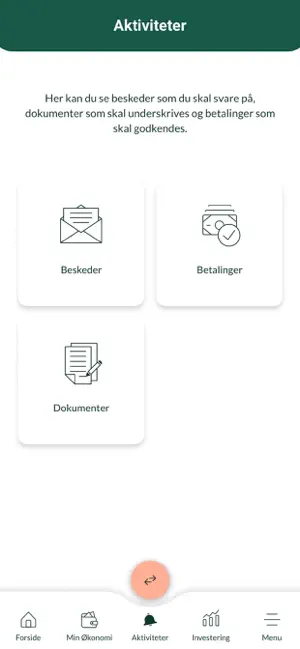 Sydjysk Sparekasse mobilbank screenshot 2