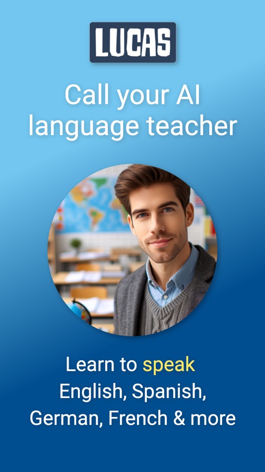 #1. Luca | AI language tutor (iOS) By: Alldone GmbH