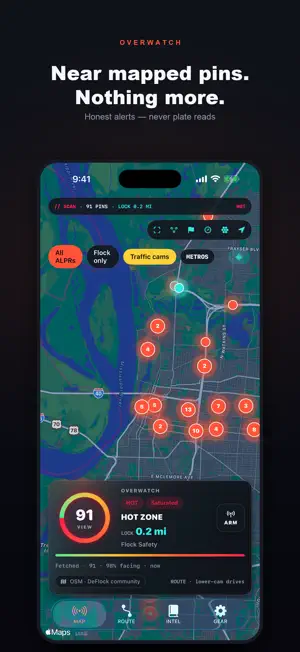 Flock Surveillance: ALPR Map screenshot 3