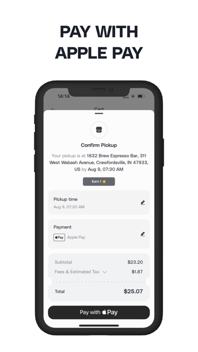 1832 Brew Espresso Bar Screenshot