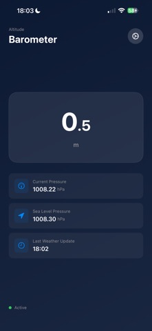 No Ads Barometric Altimeter Screenshot 1 of 2