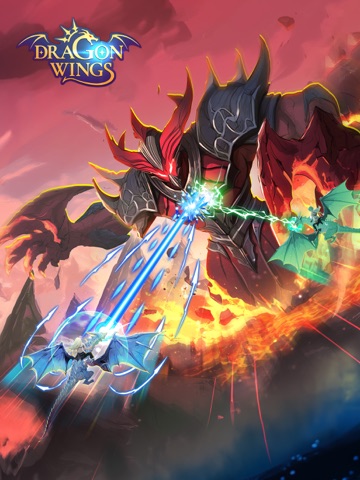 Dragon Wings: RPG Shoot 'em up iPad screenshot