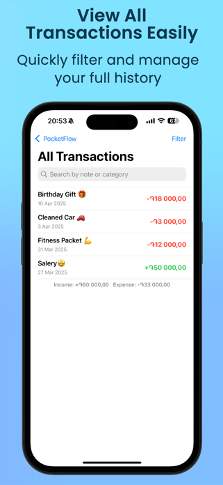 PocketFlow - Budget Tracker Screenshot 2 of 5