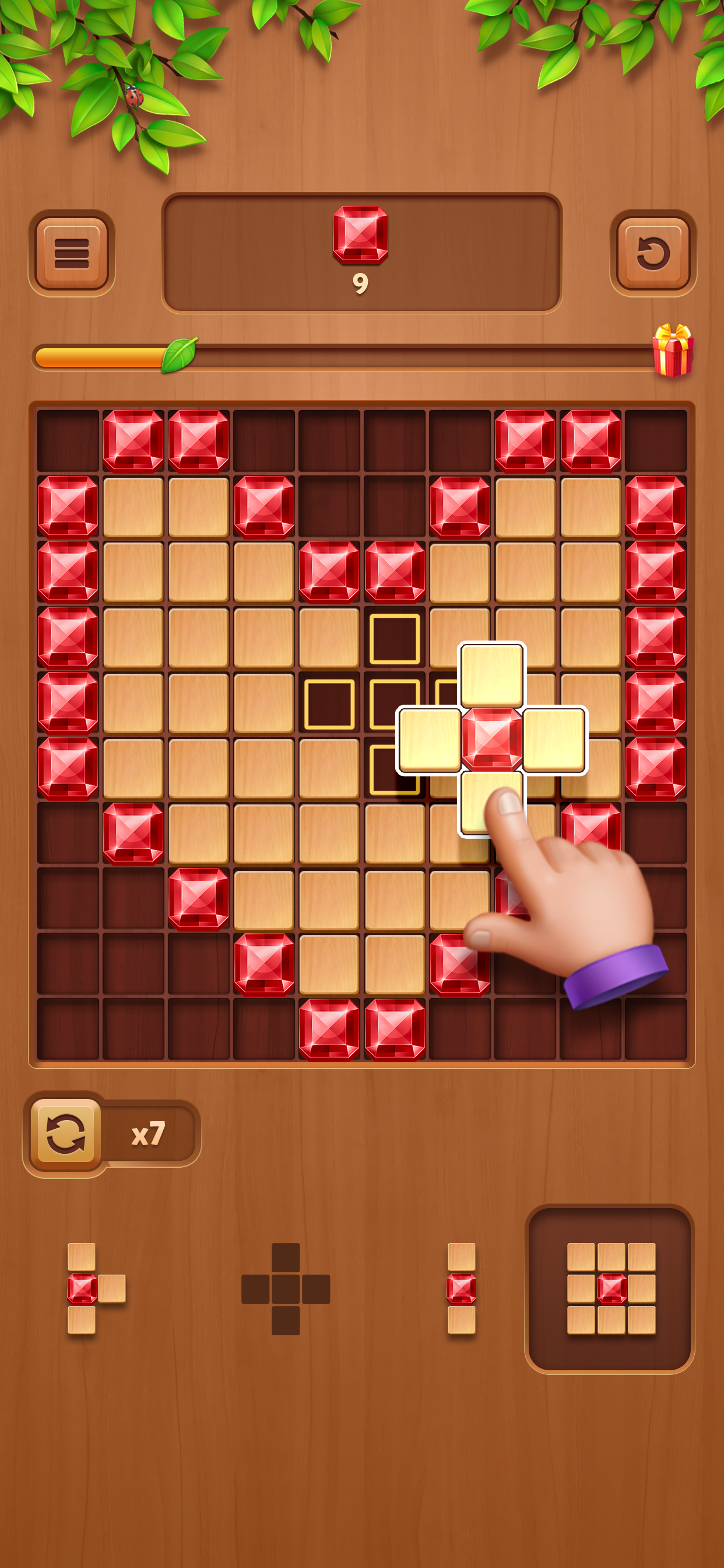 Cube Block - Woody Puzzle Game