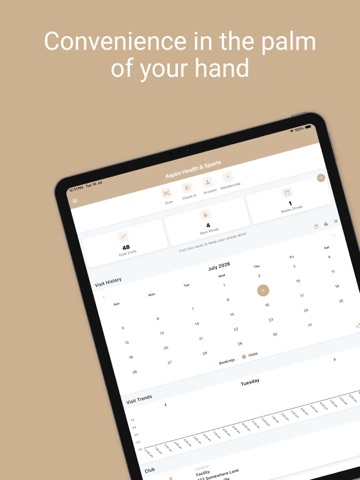 Aspire Health &amp; Sports iPad screenshot