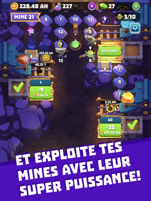 Screenshot #5 pour Gold and Goblins－jeux de mine