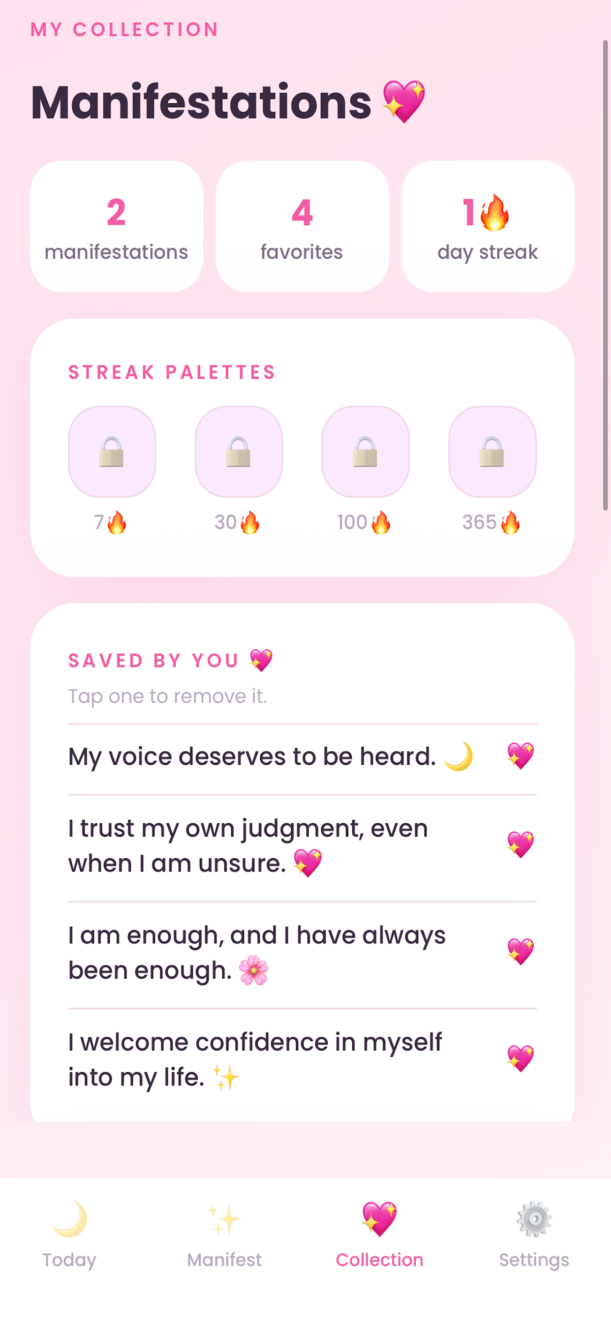 Wishframe: Daily Affirmations screenshot 3
