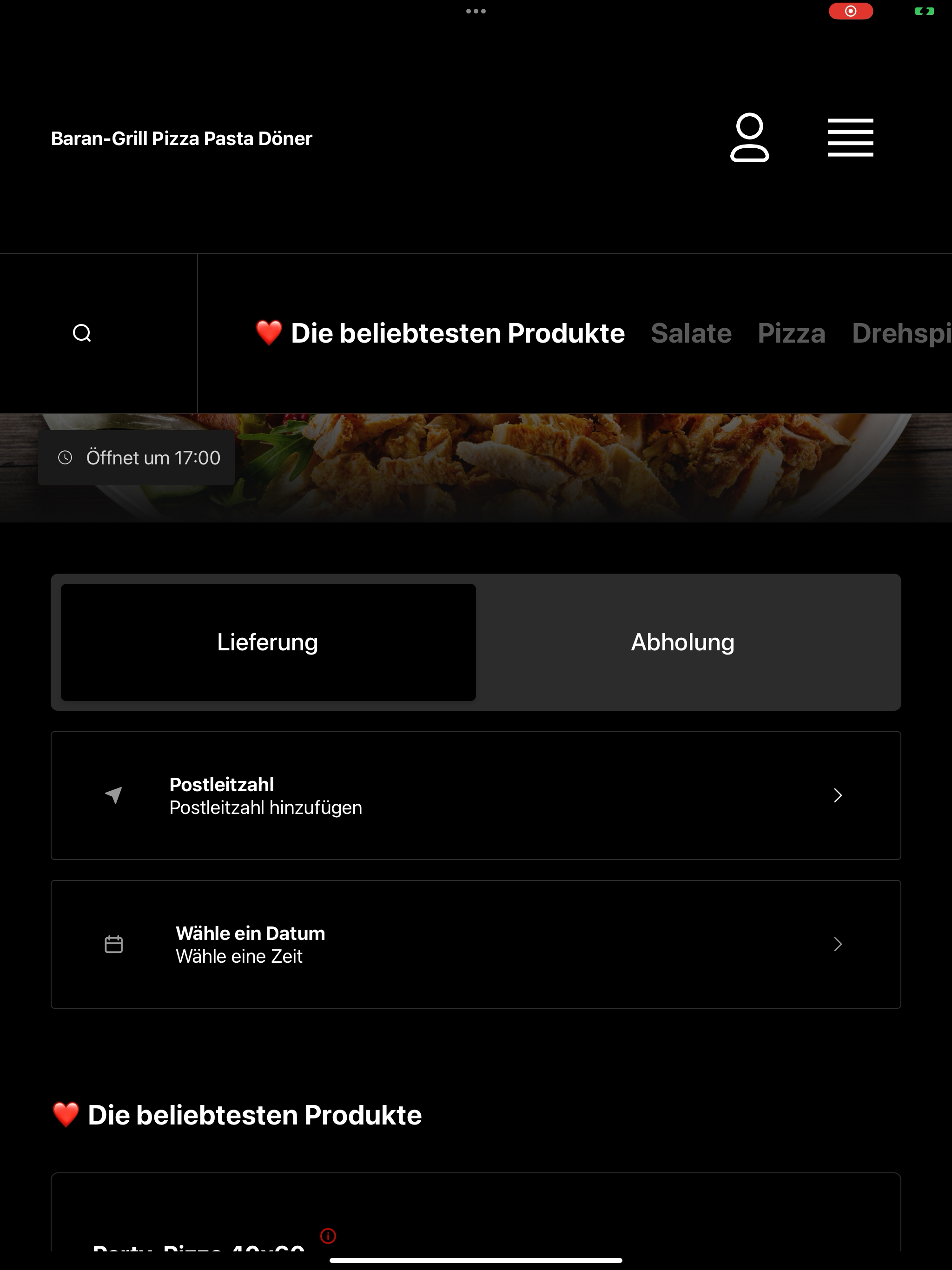 Baran-Grill Pizza Pasta Döner screenshot 7