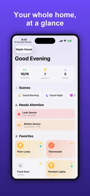 Casa - Smart Home Manager screenshot 1