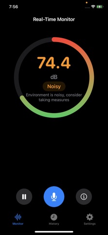 noiseguard:environmental noise iPhone screenshot