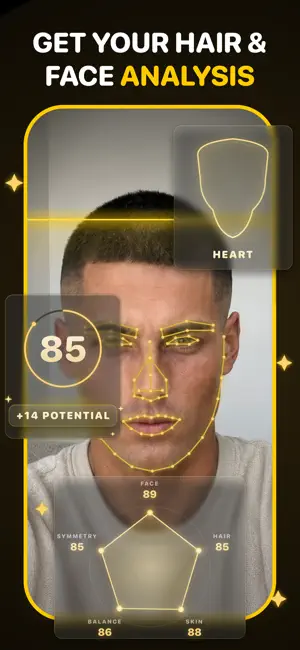 Hairstyle Try On AI: Glancely screenshot 1