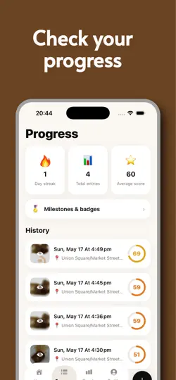 Screenshot von Poop AI – Gut & Stool Tracker auf dem iPhone 6
