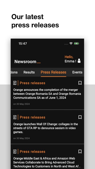Orange News (Group) Screenshot