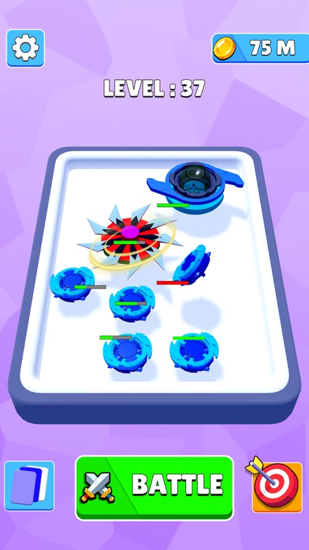 Merge Battle Spinner Simulator screenshot 4