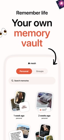 Mesh - Save Your Memories screenshot