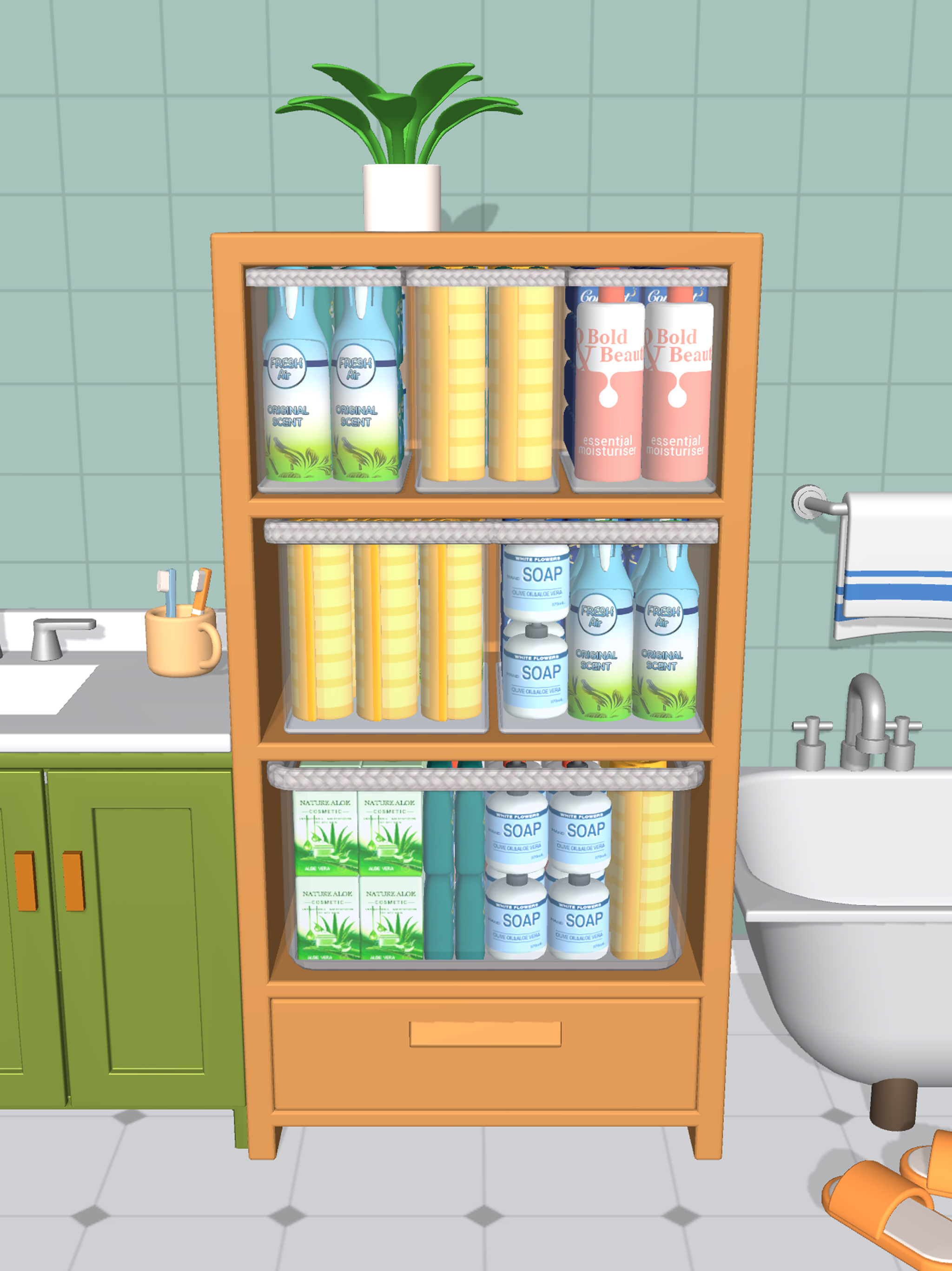 Bathroom Organizer 3D