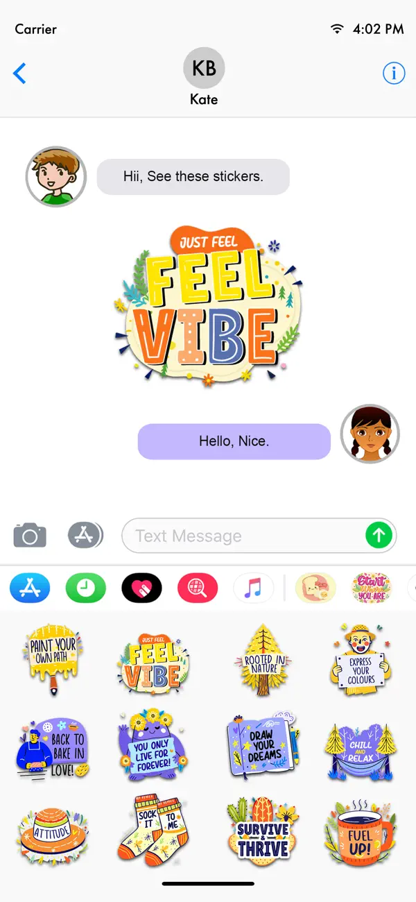 Screenshot #3 pour All Time Fun Stickers