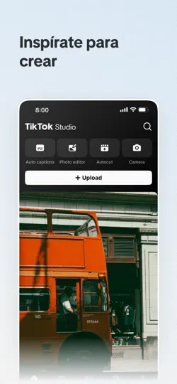 Captura de pantalla de TikTok Studio en iPhone 3