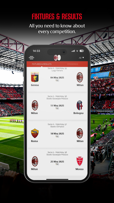 AC Milan Official App Screenshot