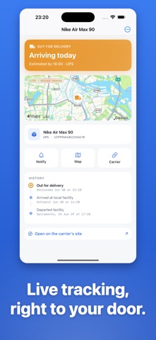 Underway: Package Tracker Screenshot 2 of 6
