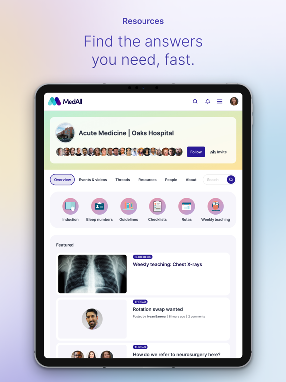 MedAll iPad screenshot 3 - Medical app