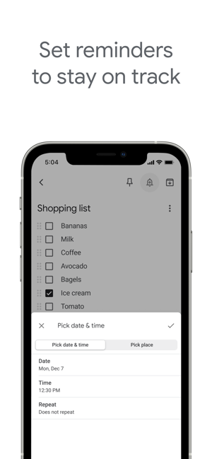 ‎Google Keep - Notes and lists Screenshot